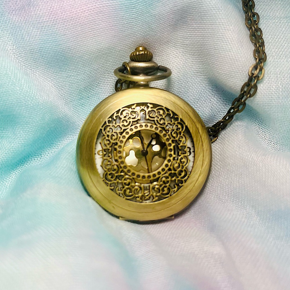 Asian Crafts Pocket Watch on chain